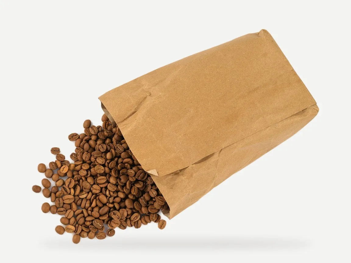 Sachet kraft pour le café